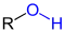 Allgemeine Struktur der Hydroxygruppe (blau markiert)