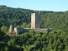Manderscheid: ruins of the upper ward