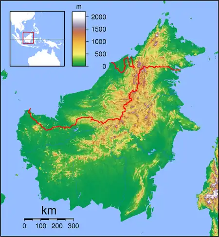 Timba Timba Island is located in Borneo