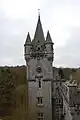The 56-metre (184&nbsp;ft) high clock tower