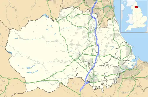 Cornforth is located in County Durham