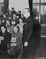 Former prisoner Helmuth Breiding identifies Friedrich Wetzel on 22&nbsp;November 1945