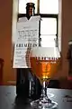 Gilladeken&nbsp;[nl], a Spéciale belge&nbsp;[nl] with bottle and glass