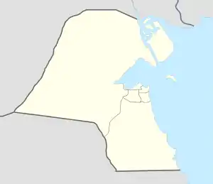 2012 WAFF Championship is located in Kuwait