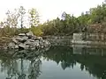 An old limestone quarry