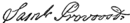 Samuel Provoost's signature