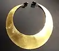 Gold lunula, c. 2400–2000 BC.