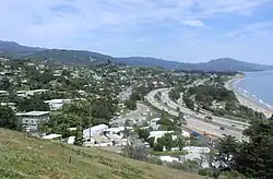 Summerland, as seen from the top of Ortega Hill, 2006