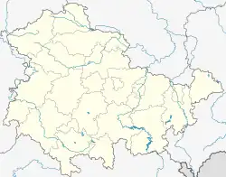 Weida is located in Thuringia