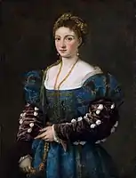 TitianLa Bella. 100 × 75 cm.