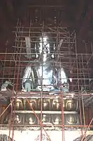 Wird noch renoviert: Der Silberbuddha vom Jing'an Tempel