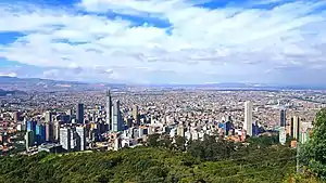 Bogotá bei Nacht