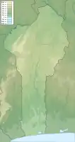 Lagekarte von Benin