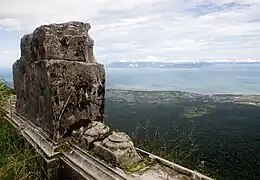 Blick auf Kampot von Bokor Hill aus