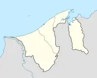 Lagekarte von Brunei