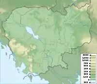 Lagekarte von Kambodscha