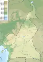 Lagekarte von Kamerun