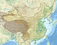 Lagekarte von China