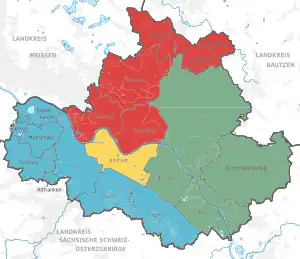 Stadtteile von Dresden