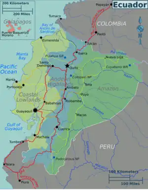 Die Regionen Equadors