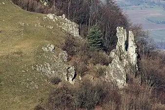Zwillingsfelsen am Ostrand