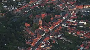 Luftbild von Hagenow (2014)