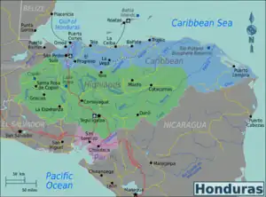 Honduras’ Regionen