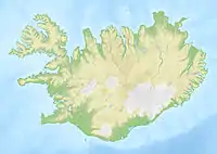 Lagekarte von Island