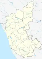 Lagekarte des indischen Bundesstaates Karnataka
