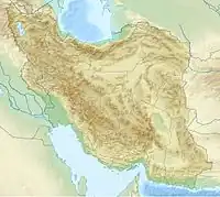Lagekarte von Iran