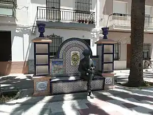 In der Fußgängerzone "Paseo de las palmeras"