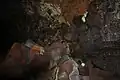 Die Farben einiger Felsen überrascht