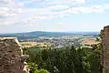 Blick von Burgruine auf dem Epprechtstein