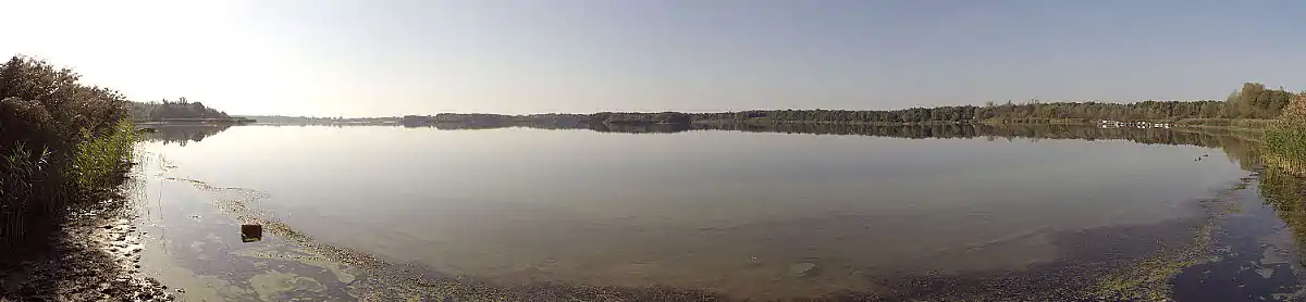 Der Knappensee - Restloch des ältesten Tagebaus Werminghoff I