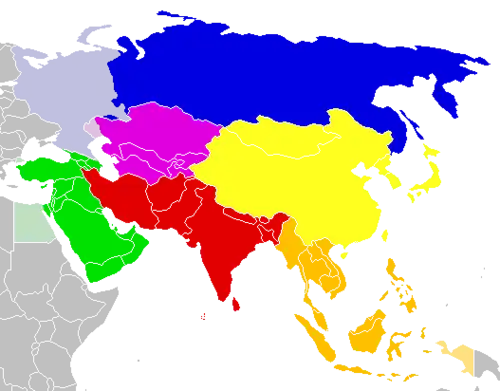 Die Regionen Asiens