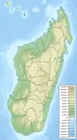 Lagekarte von Madagaskar