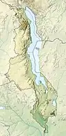 Lagekarte von Malawi