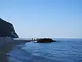 Das Meer an der Südseite des Monte Conero-Massives