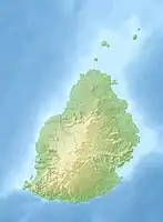 Lagekarte von Mauritius