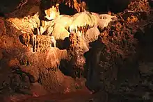 Tropfsteine in der Maximiliansgrotte