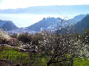 Montejaque über dem Morgennebel