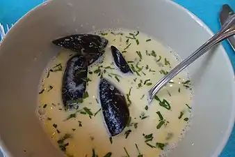 Muschelsuppe