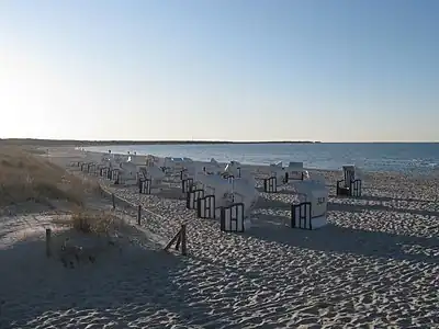 Nordstrand westlich der Seebrücke