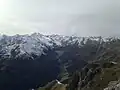 Blick vom Hohen Burgstall in das Oberbergtal