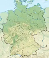 Lagekarte von Deutschland