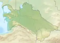 Lagekarte von Turkmenistan