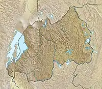 Lagekarte von Ruanda