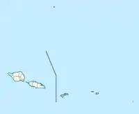 Lagekarte von Samoa