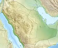 Lagekarte von Saudi-Arabien