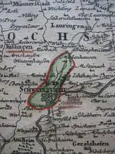 Reichsstadt Schweinfurt umgeben vom Hochstift Würzburg, 18. Jh.